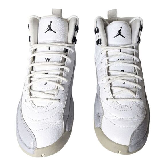 NIKE Air Jordan 12 Retro 'Wolf Grey' Sneakers Size 6.5Y - Picture 4 of 9
